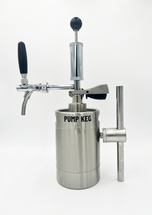 2L Pump Keg complete system WITH adjustable flow tap dispenser + keg opener